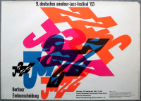 AMATEUR JAZZ FESTIVAL - 1963 - Live In Concert - Poster - Berlin