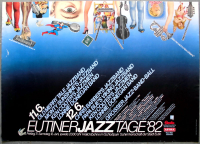 EUTINER JAZZ TAGE - 1982 - Jazz - Live In Concert - Poster - Eutin
