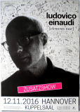 EINAUDI, LUDOVICO - 2016 - Live in Concert - Elements Tour - Poster - Hannover