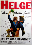 SCHNEIDER, HELGE - 2016 - In Concert - Lass knacken... Tour - Poster - Hannover