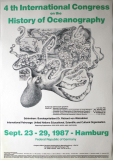 HISTORY OF OCEANOGRAPHY - 1987 - Congress - Poster - Hamburg