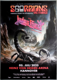 SCORPIONS / JUDAS PRIEST - 2025 - Live In Concert - Poster - Hannover