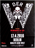 DER W - BHSE ONKELZ - 2016 - Live In Concert Tour - Poster - Berlin