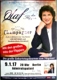 OLAF - DIE FLIPPERS - 2017 - Live In Concert - Du bist wie... Tour - Poster - Berlin
