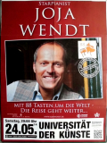 WENDT, JOJA - 2014 - Live in Concert - Mit 88 Tasten... Tour - Poster - Berlin