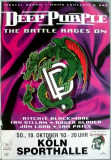 DEEP PURPLE - 1993 - Live in Concert - Battle Rags On Tour - Poster - K�ln - B