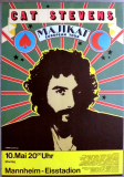 STEVENS, CAT - 1976 - Live in Concert - Majikat European Tour - Poster - Mannheim