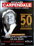 CARPENDALE, HOWARD - 2020 - Live in Concert - 50 Jahe Tour - Poster - K�ln