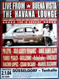 HAVANA LOUNGE - 2004 - Buena Vista - Live in Concert - Poster - D�sseldorf