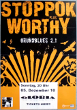 STOPPOK / WORTHY - 2010 - Live in Concert - Grundblues 2.1 Tour - Poster - K�ln