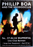 BOA, PHILLIP - 2024 - Live In Concert - Tour - Poster - Wuppertal