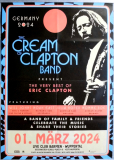 CREAM OF CLAPTON BAND - 2024 - Live In Concert - Tour - Poster - Wuppertal