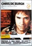 DE BURGH, CHRIS - 2000 - Live In Concert - Quiet Revolution Tour - Poster - Grefrath