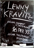 KRAVITZ, LENNY - 1993 - In Concert - Universal Love Tour - Poster - D�sseldorf
