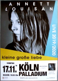 LOUISAN, ANNETT - 2019 - In Concert - Kleine Grosse Liebe Tour - Poster - K�ln