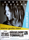 LOUISAN, ANNETT - 2020 - Concert - Kleine Grosse Liebe Tour - Poster - D�sseldorf