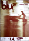 BLUR - 1997 - Live in Concert - Tour - Poster - Berlin - B