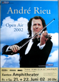 RIEU, ANDRE - 2002 - Live In Concert - Open Air Tour - Poster - Xanten