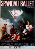 SPANDAU BALLET - 1985 - Konzertplakat - World Parade - Tourposter - Essen