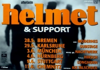 HELMET - 1997 - Tourplakat - In Concert - Aftertaste - Tourposter