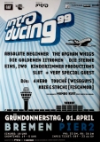 INTRODUCING - 1999 - Plakat - Afghan Whigs - Sterne - Slut - Poster - Bremen