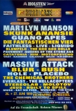 HURRICANE - 1999 - In Concert - Marilyn Manson - Blur - Bush - Placebo - Poster