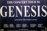 GENESIS - 1981 - Tourplakat - Concert - Abacab - Tourposter