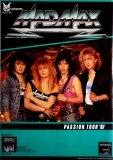 MAD MAX - 1987 - Plakat - Live In Concert - Passion Tour - Poster