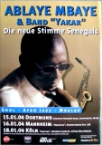 MBAYE, ABLAYE - 2004 - Tourplakat - In Concert - Senegal - Tourposter