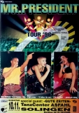 MR PRESIDENT - 1996 - Konzertplakat - Coco Jambo - Tourposter - Solingen