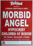 MORBID ANGEL - 2000 - Hypocrisy - Children of Bodom - In Concert - Poster