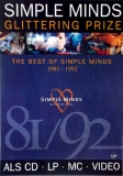 SIMPLE MINDS - 1992 - Promotion - Plakat - Glittering Prize - Poster