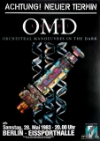 ORCHESTRAL MANOEUVRES - 1983 - Plakat - In Concert Tour - Poster - Berlin