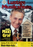 GRAF, MAXL - 1979 - In Concert - Lustige Musikanten - Poster - Wiesbaden