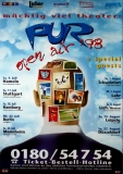 PUR - 1998 - Plakat - Live In Concert - Mchtig viel Theater Tour - Poster