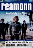 REAMONN - 2004 - Live In Concert - Beautiful Sky Tour - Poster - Mnchen