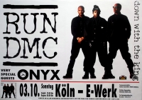 RUN DMC - 1993 - Plakat - In Concert - Down with the King Tour - Poster - Kln