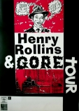 ROLLINS, HENRY - BLACK FLAG - 1987 - In Concert - Hot Animal... Tour - Poster