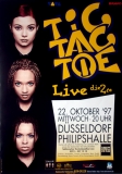 TIC TAC TOE - 1997 - Konzertplakat - live die 2te - Tourposter - Dssseldorf
