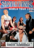 SCORPIONS - 1996 - Plakat - In Concert - Pure Instinct Tour - Poster - Hannover A