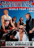 SCORPIONS - 1996 - Plakat - In Concert - Pure Instinct Tour - Poster - Köln A