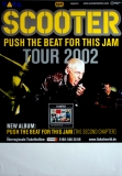 SCOOTER - 2002 - Plakat - Live In Concert - Push The Beat Tour - Poster