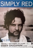 SIMPLY RED - 1999 - Live In Concert - Blue Tour - Poster - Essen