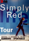 SIMPLY RED - 1996 - Live In Concert - Life Tour - Poster - Hamburg