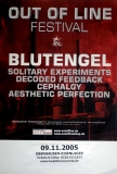 OUT OF LINE - 2005 - Blutengel - Solitary Experiments - Poster - Oberhausen