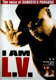 LV - 1996 - Plakat - I am L.V. - Hip Hop - Coolio - Gangstas Paradise - Poster