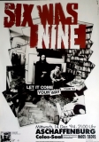 SIX WAS NINE - 1994 - Konzertplakat - Let it come - Tourposter - Aschaffenburg