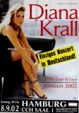 KRALL, DIANA - 2002 - In Concert - Look of Love Tour - Poster - Hamburg