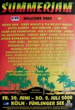 SUMMER JAM - 2000 - Plakat - Reggae - Marley - Banton - Aswad - Poster - Kln