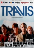 TRAVIS - 2001 - In Concert - Invisible Band Tour - Poster - Bremen